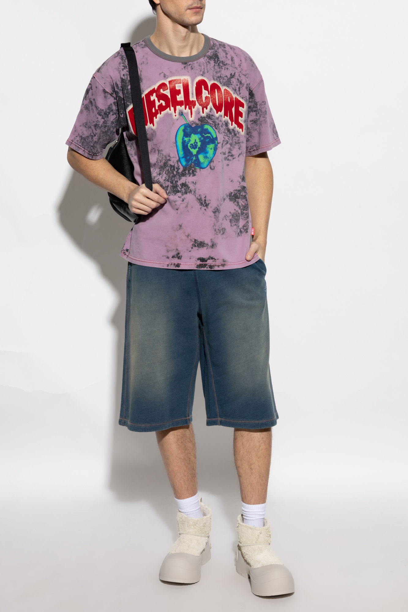 Purple T-shirt T-BOXT-R9 Diesel - Vitkac AS